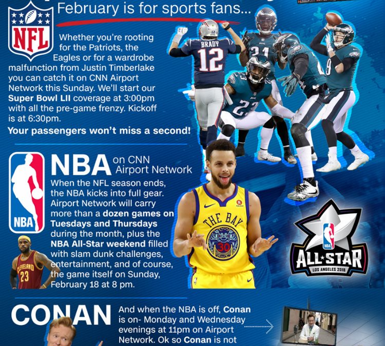 February is for sports fans…